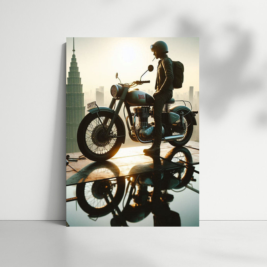 Royal Enfield: Freedom on Top of a Skyscraper