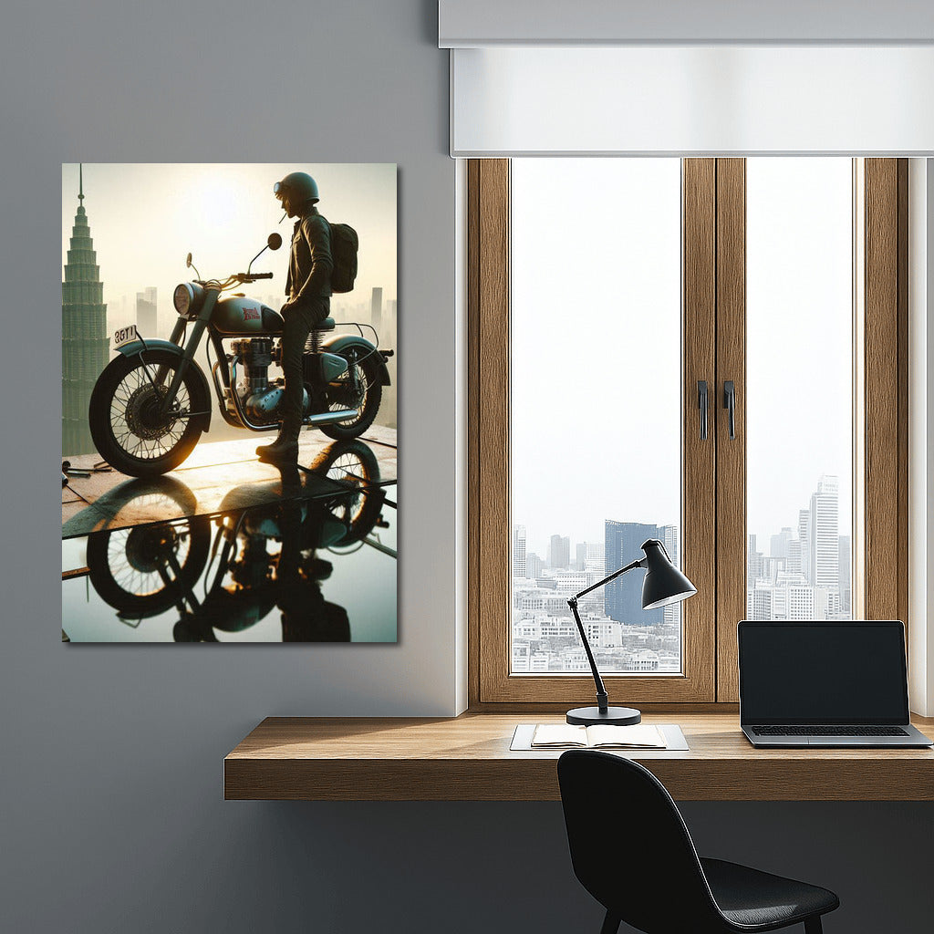 Royal Enfield: Freedom on Top of a Skyscraper