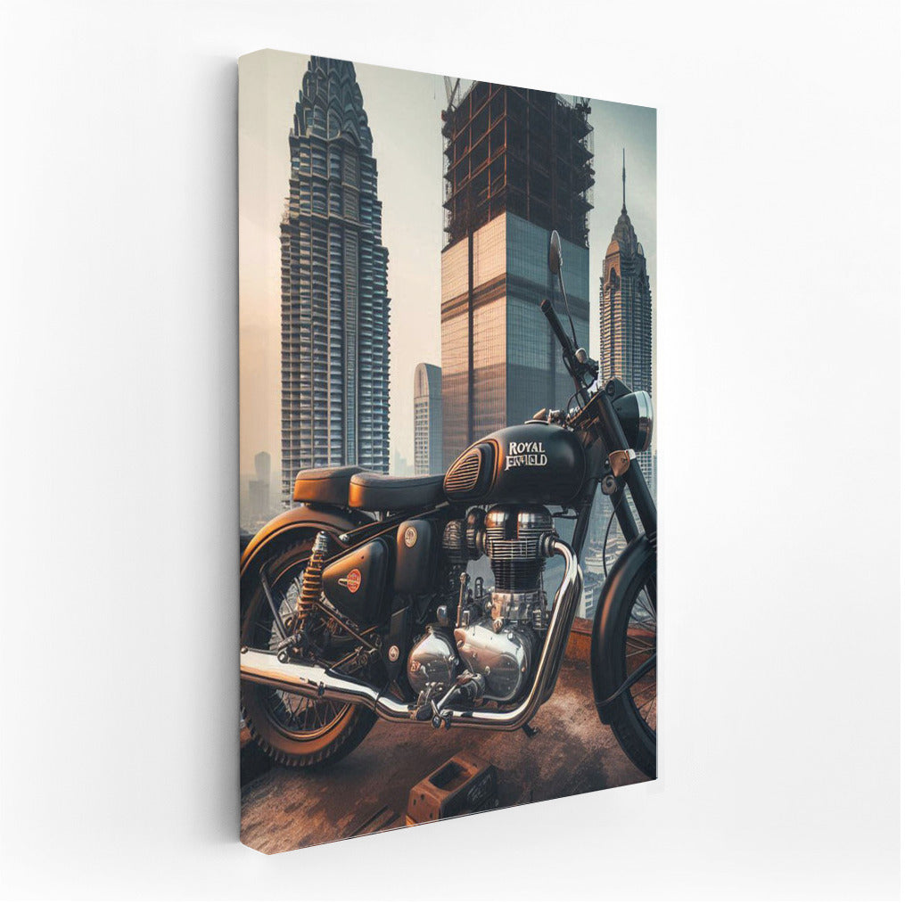 Royal Enfield: Wind of Freedom on Top of a Skyscraper