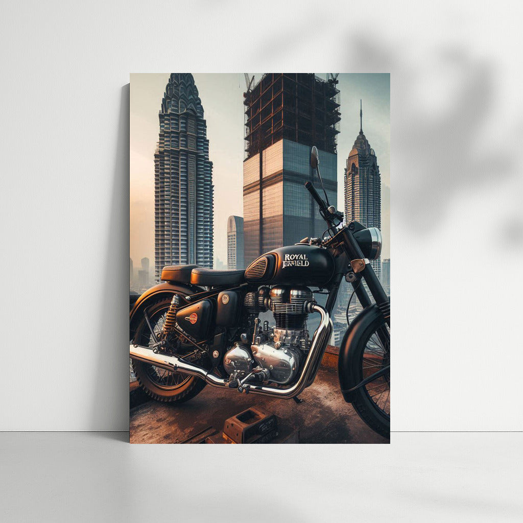 Royal Enfield: Wind of Freedom on Top of a Skyscraper