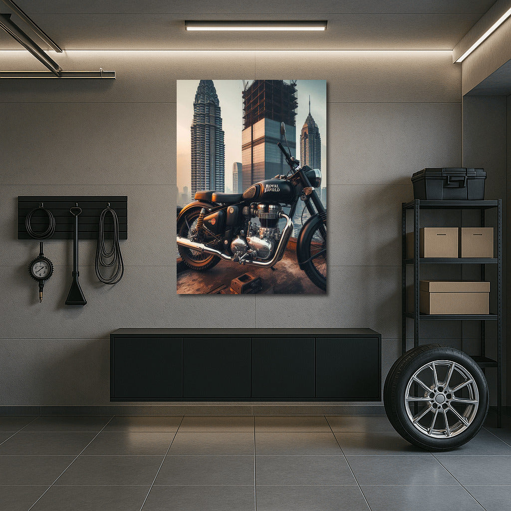 Royal Enfield: Wind of Freedom on Top of a Skyscraper