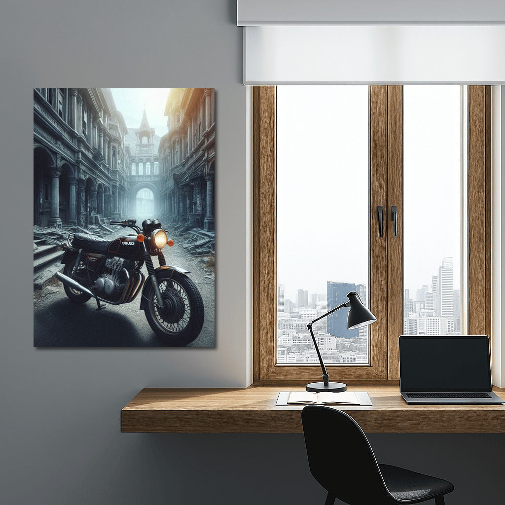 Suzuki in Mystical Ghost Town: A Landscape for Adventurers