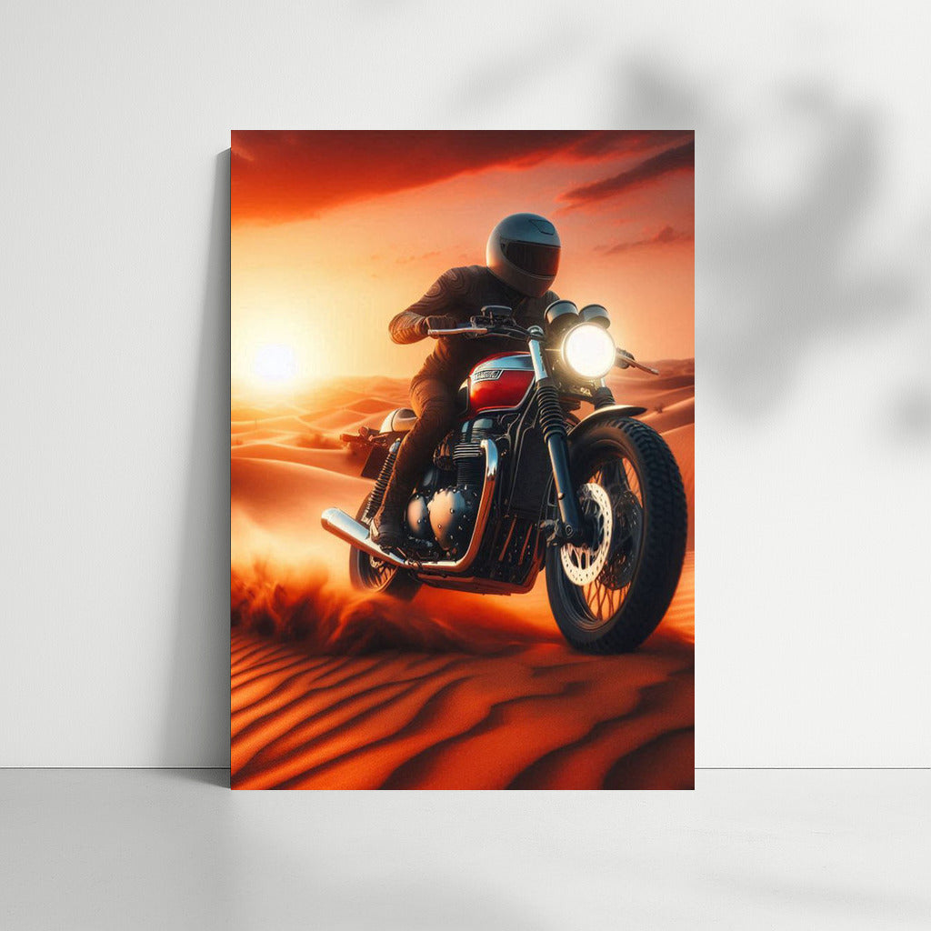 Triumph in the Sunset Desert: Power and Freedom on the Road