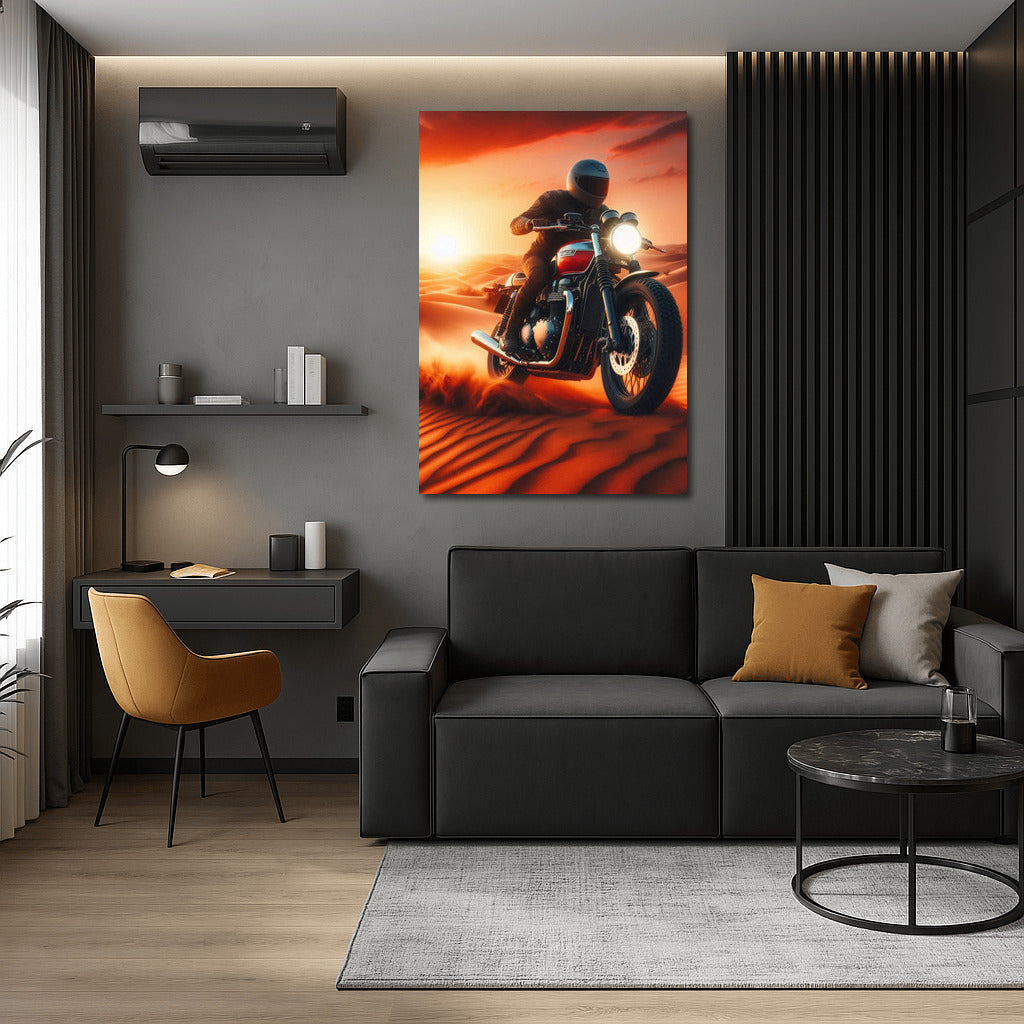 Triumph in the Sunset Desert: Power and Freedom on the Road