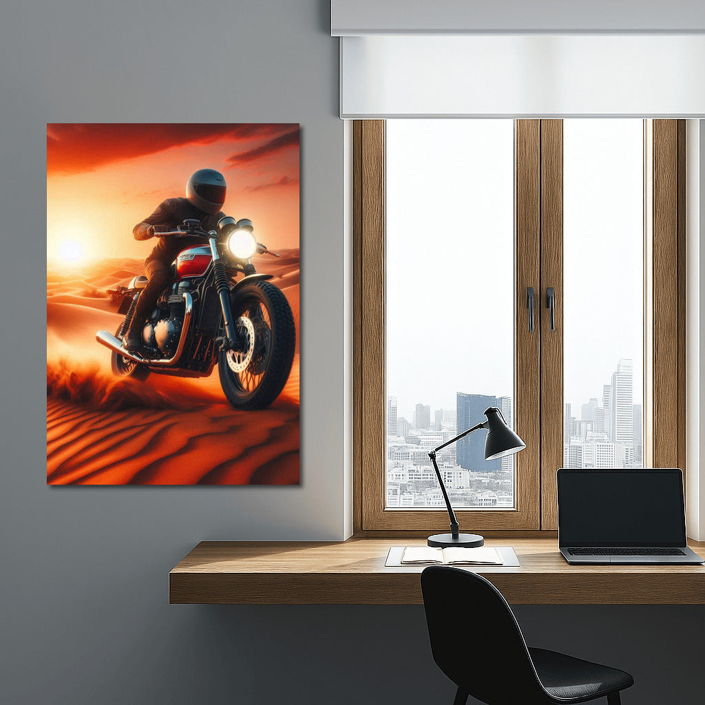 Triumph in the Sunset Desert: Power and Freedom on the Road