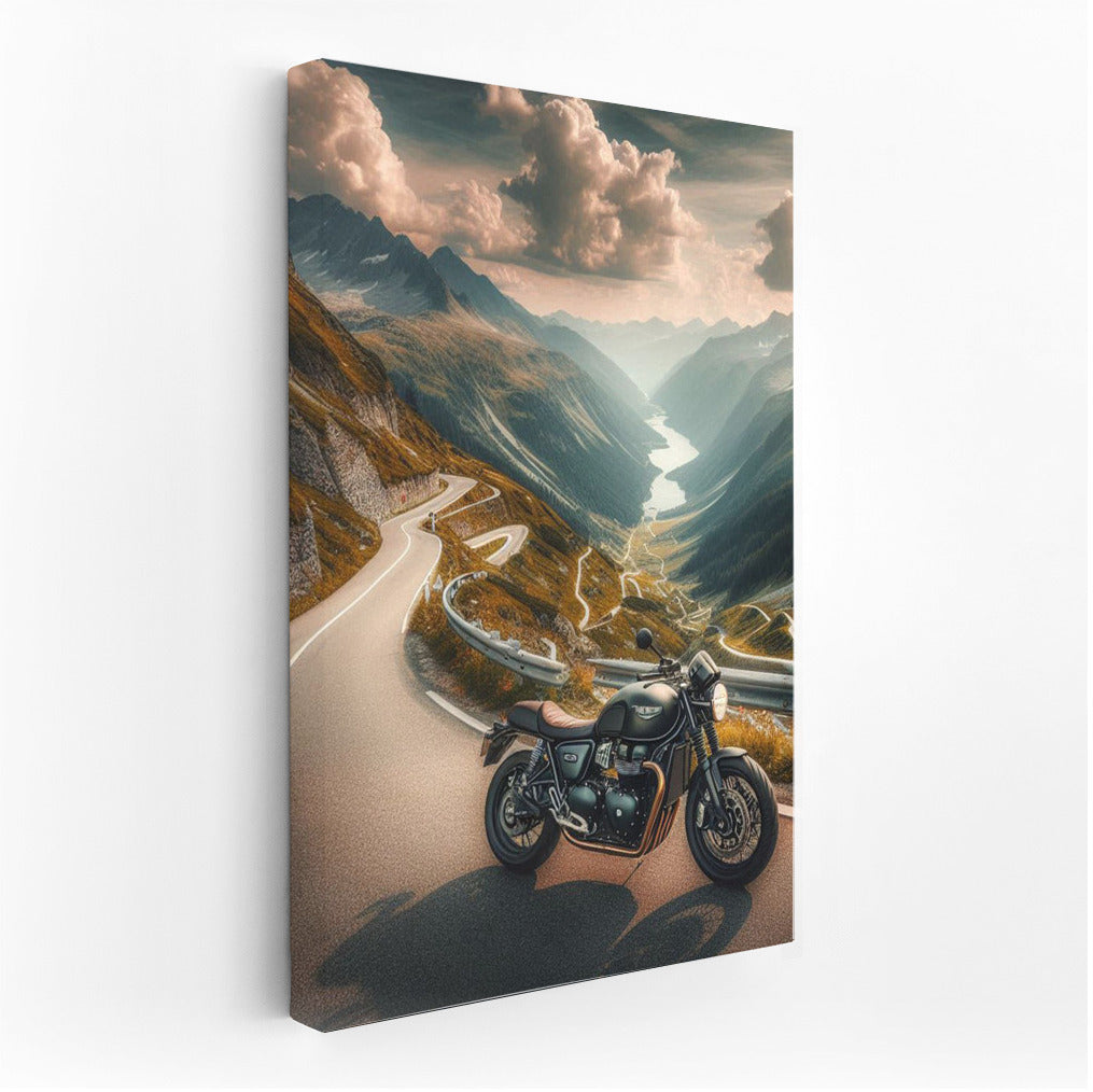 Triumph on the Mountain Route: Freedom and Adventure