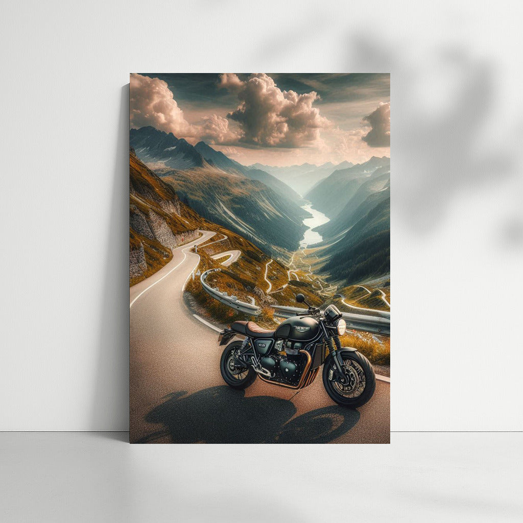 Triumph on the Mountain Route: Freedom and Adventure