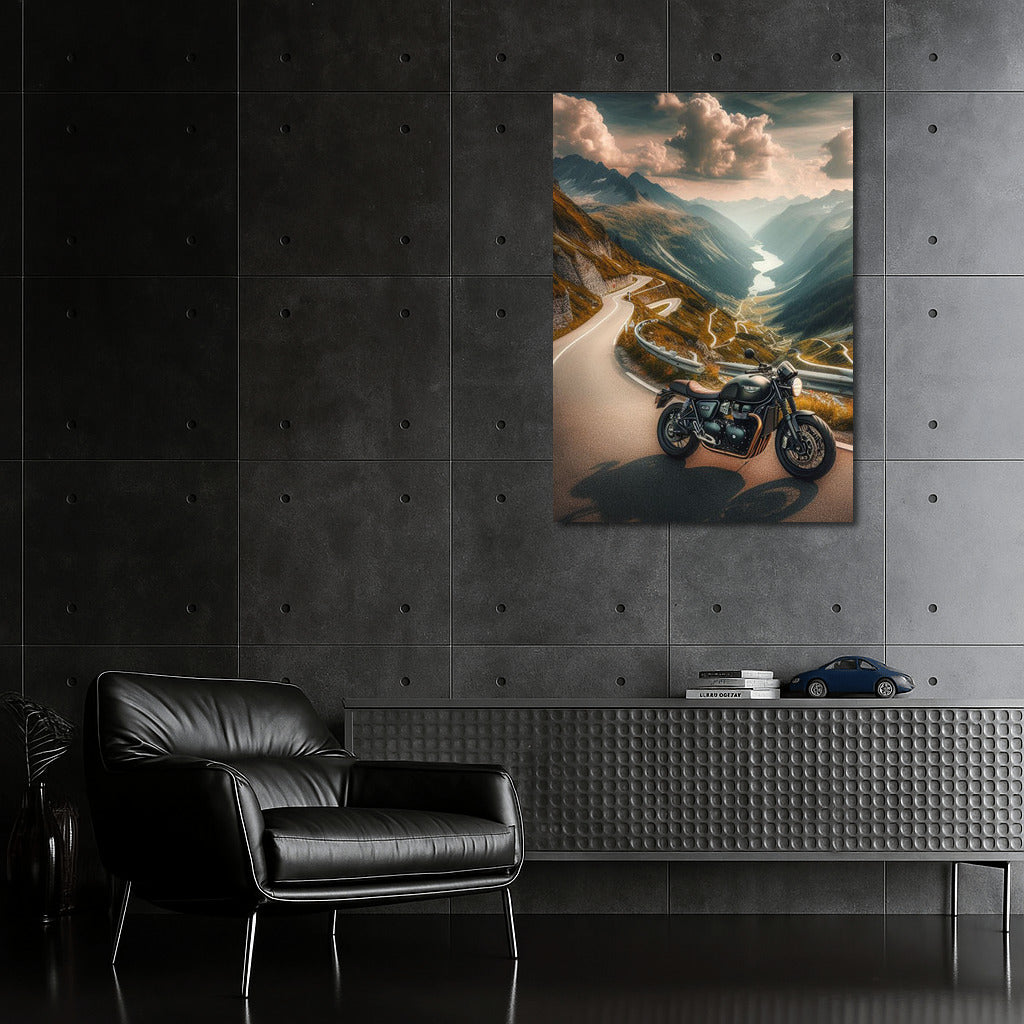 Triumph on the Mountain Route: Freedom and Adventure