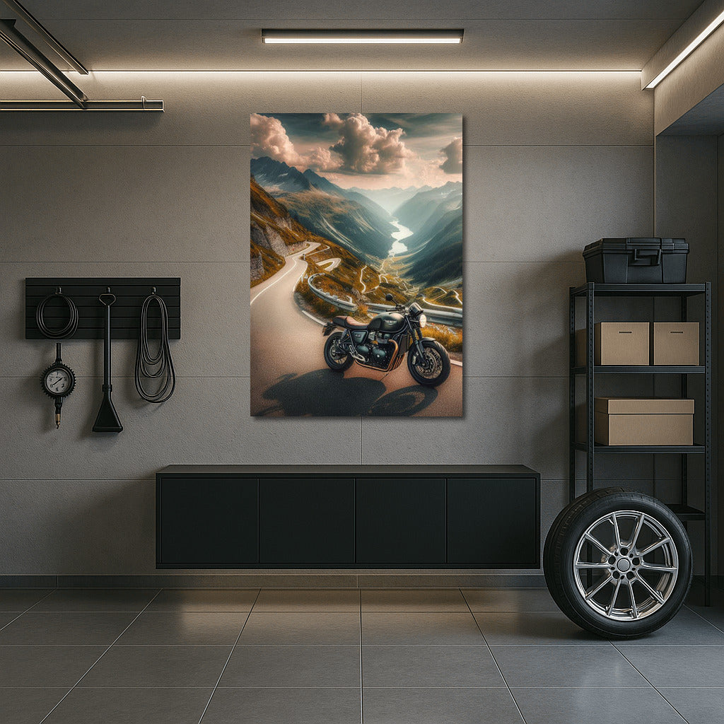 Triumph on the Mountain Route: Freedom and Adventure