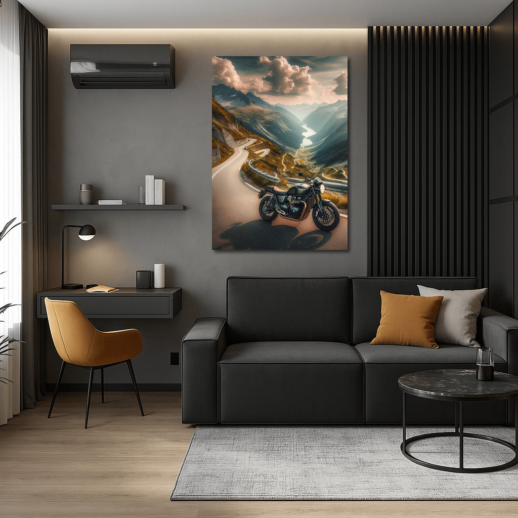 Triumph on the Mountain Route: Freedom and Adventure