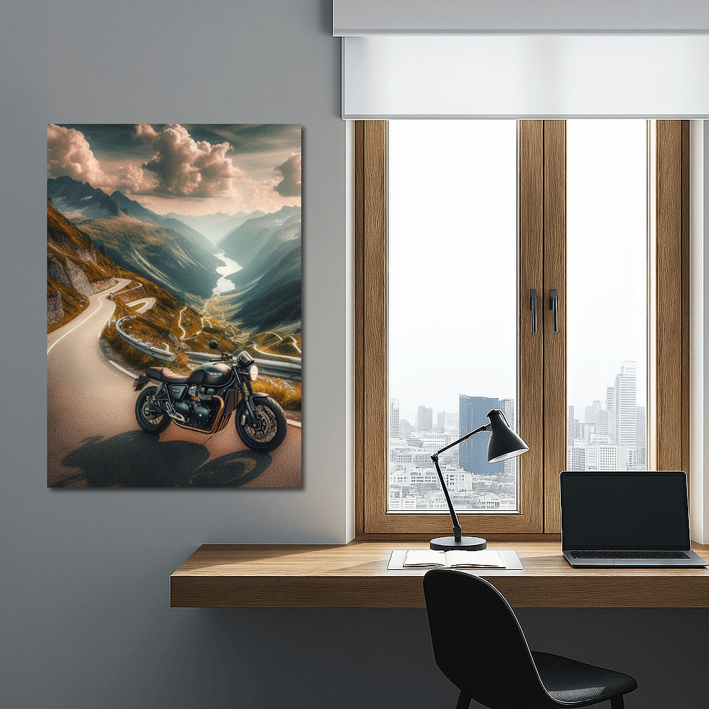 Triumph on the Mountain Route: Freedom and Adventure