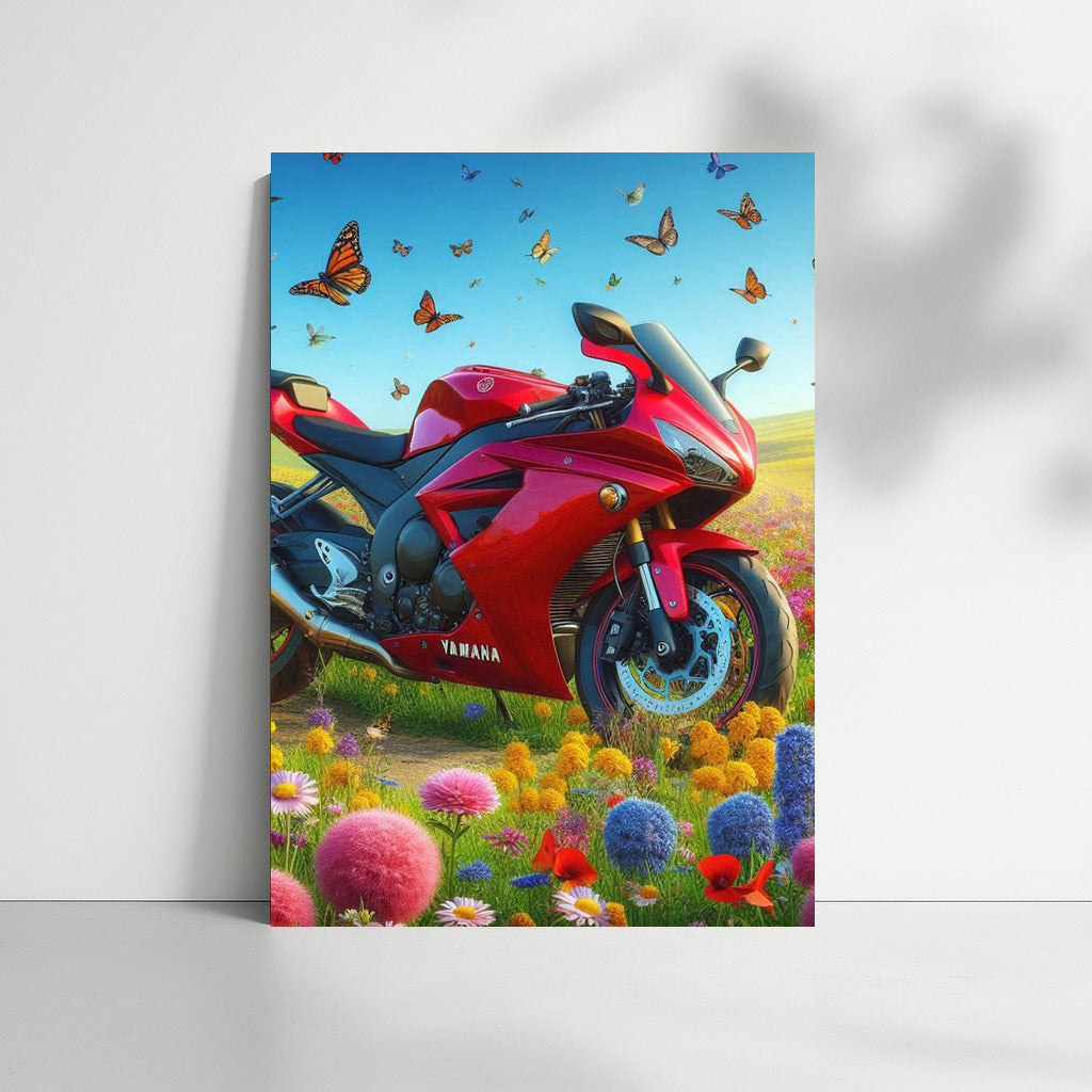 Yamaha in the Flower Ocean: Freedom and Nature