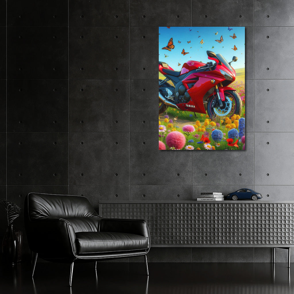 Yamaha in the Flower Ocean: Freedom and Nature