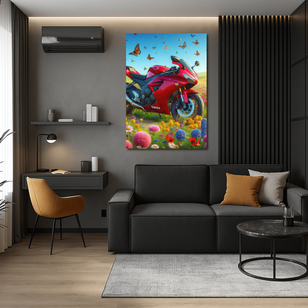 Yamaha in the Flower Ocean: Freedom and Nature