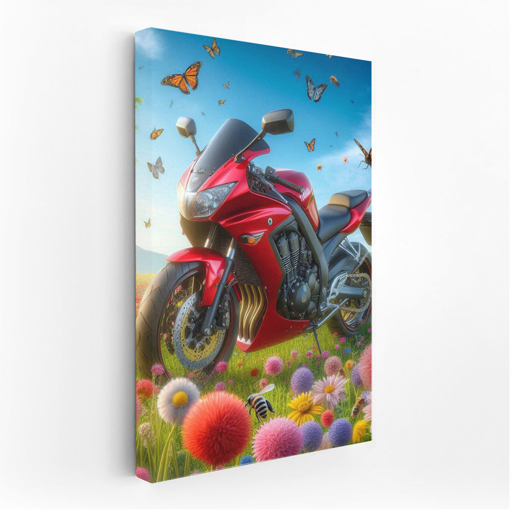 Yamaha in Flower Paradise: Freedom on the Wings of Butterflies