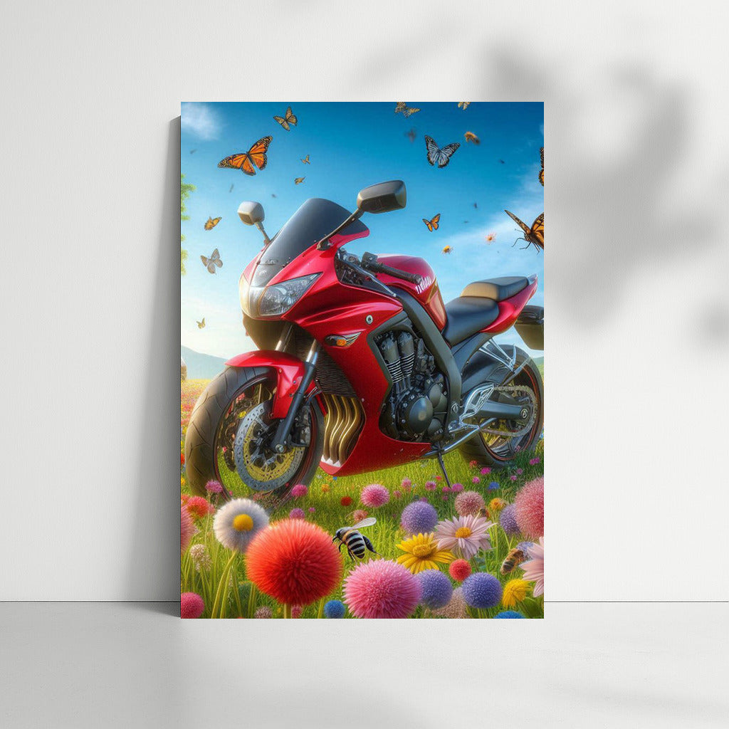 Yamaha in Flower Paradise: Freedom on the Wings of Butterflies