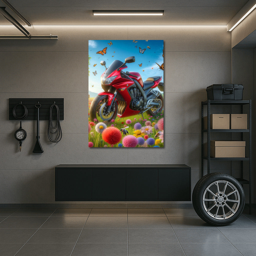 Yamaha in Flower Paradise: Freedom on the Wings of Butterflies