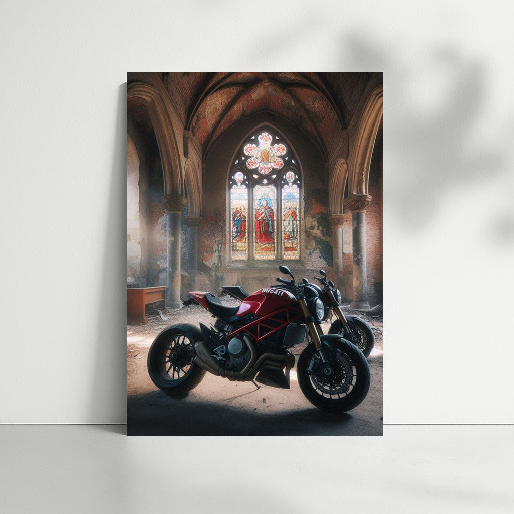 Ducati in the Abode of Silence: Motorcycles in the Abandoned Church