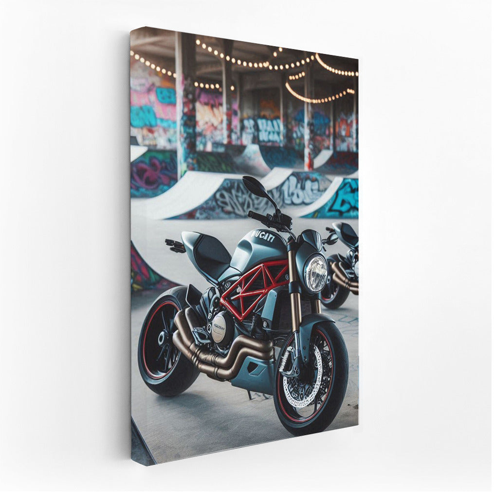 Ducati in Flight: Extreme on the Skateboard