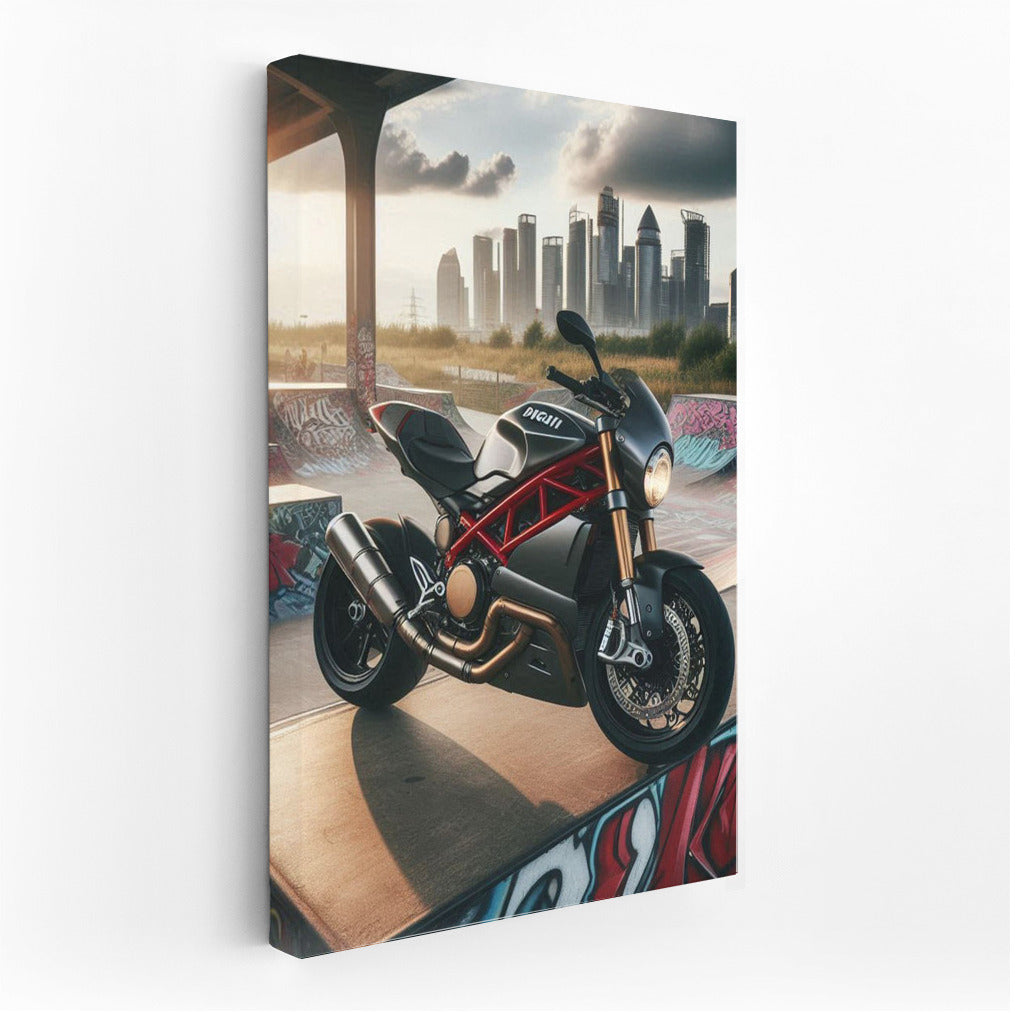 Speed and Style: Ducati at the City Skate Park