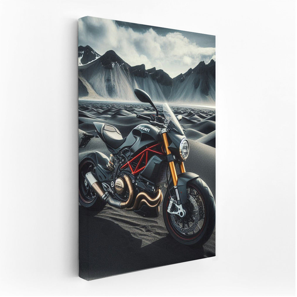 Ducati in Fire Dance: Speed on Volcanic Landscapes