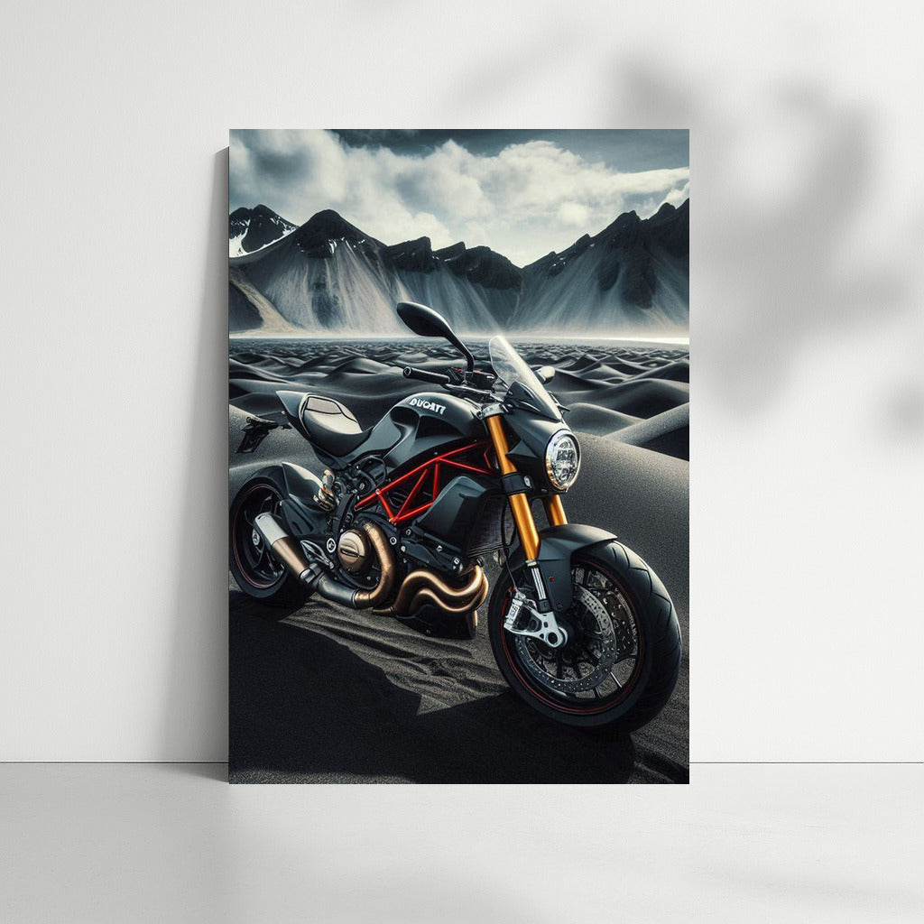 Ducati in Fire Dance: Speed on Volcanic Landscapes