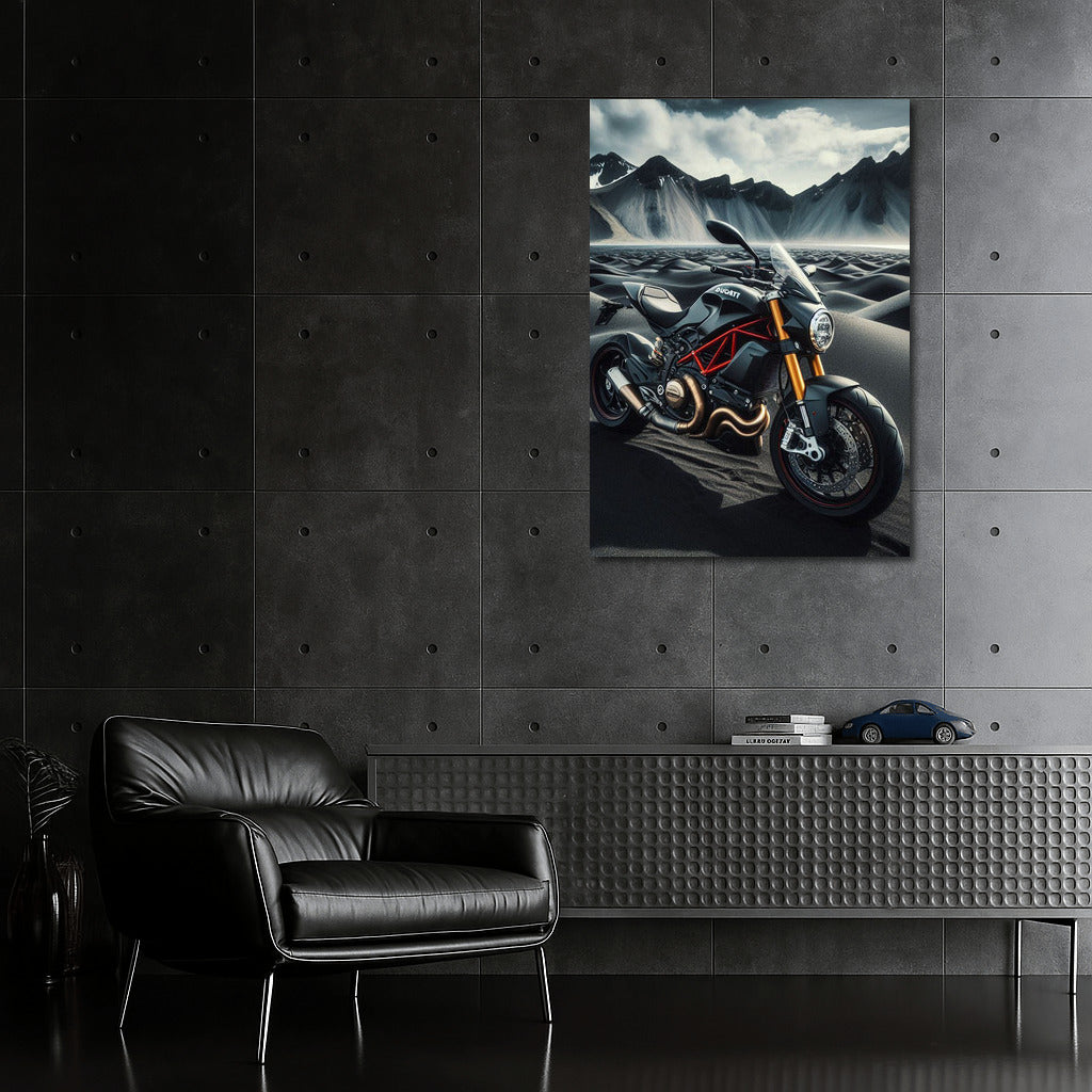 Ducati in Fire Dance: Speed on Volcanic Landscapes