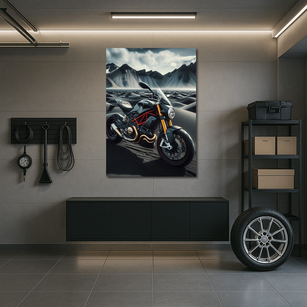 Ducati in Fire Dance: Speed on Volcanic Landscapes