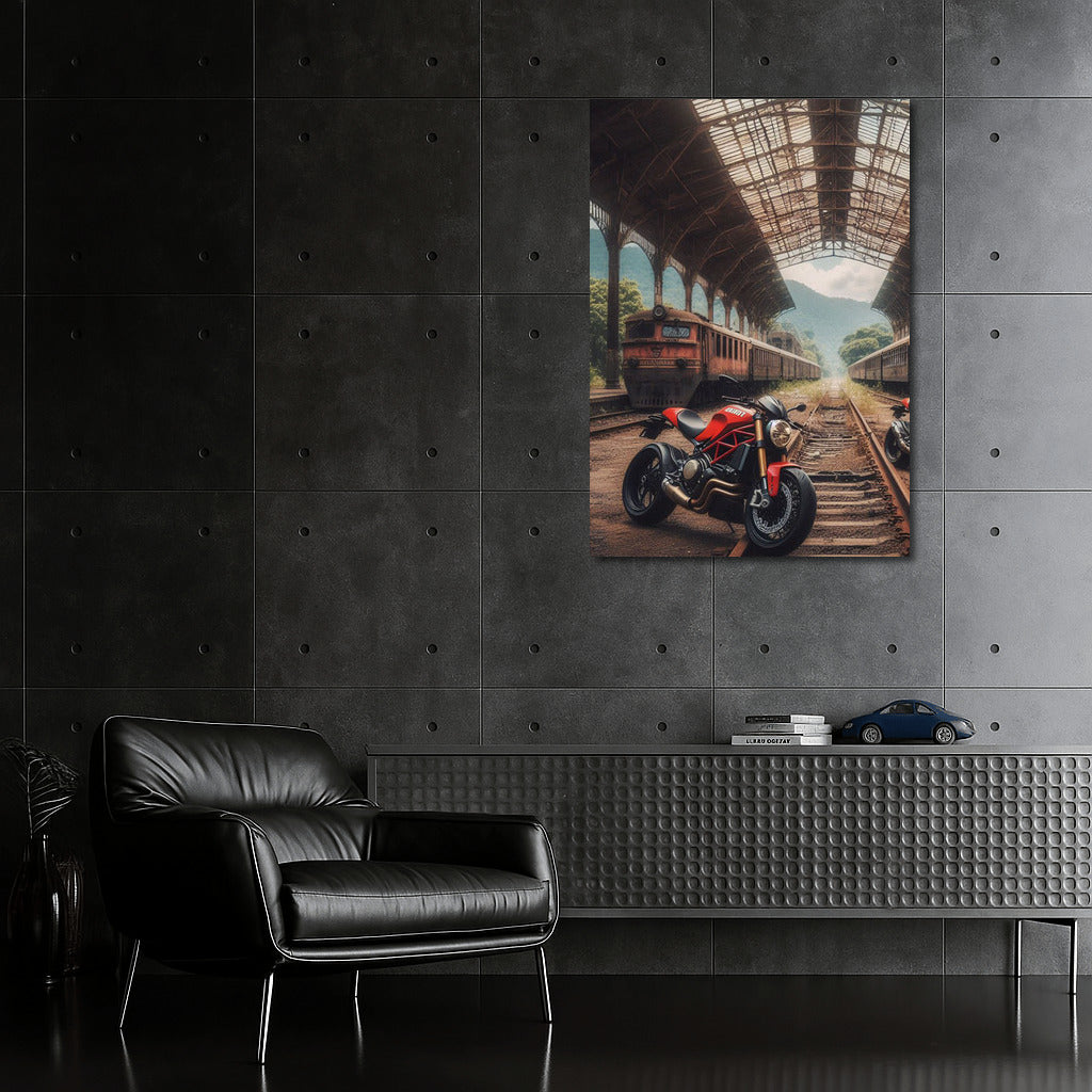 Freedom on Ducati: Motorcycles at the Abandoned Station