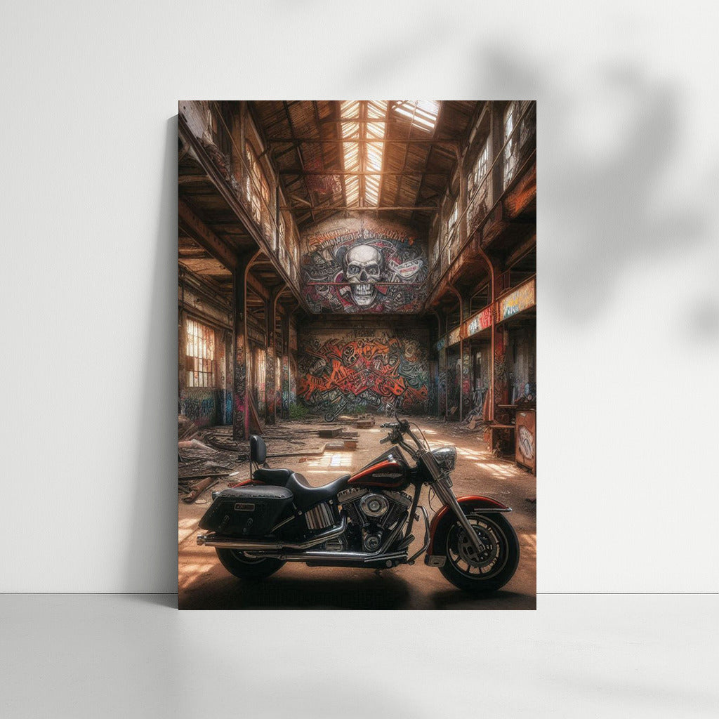 Harley Davidson: Freedom in an Abandoned Warehouse