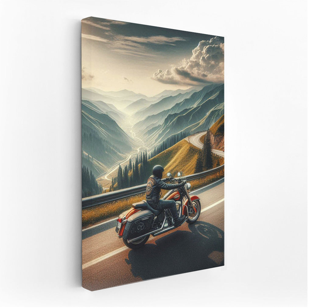 Harley Davidson: The Wind of Freedom on Mountain Roads