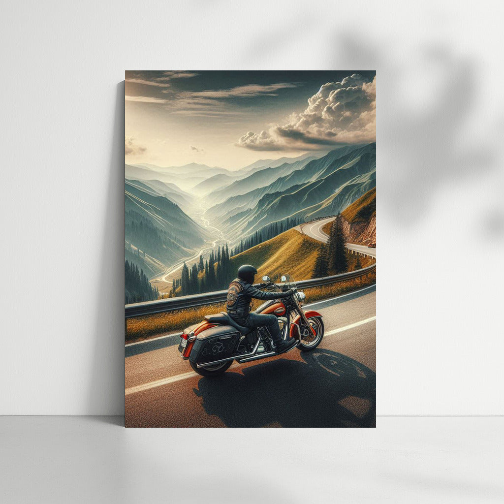 Harley Davidson: The Wind of Freedom on Mountain Roads