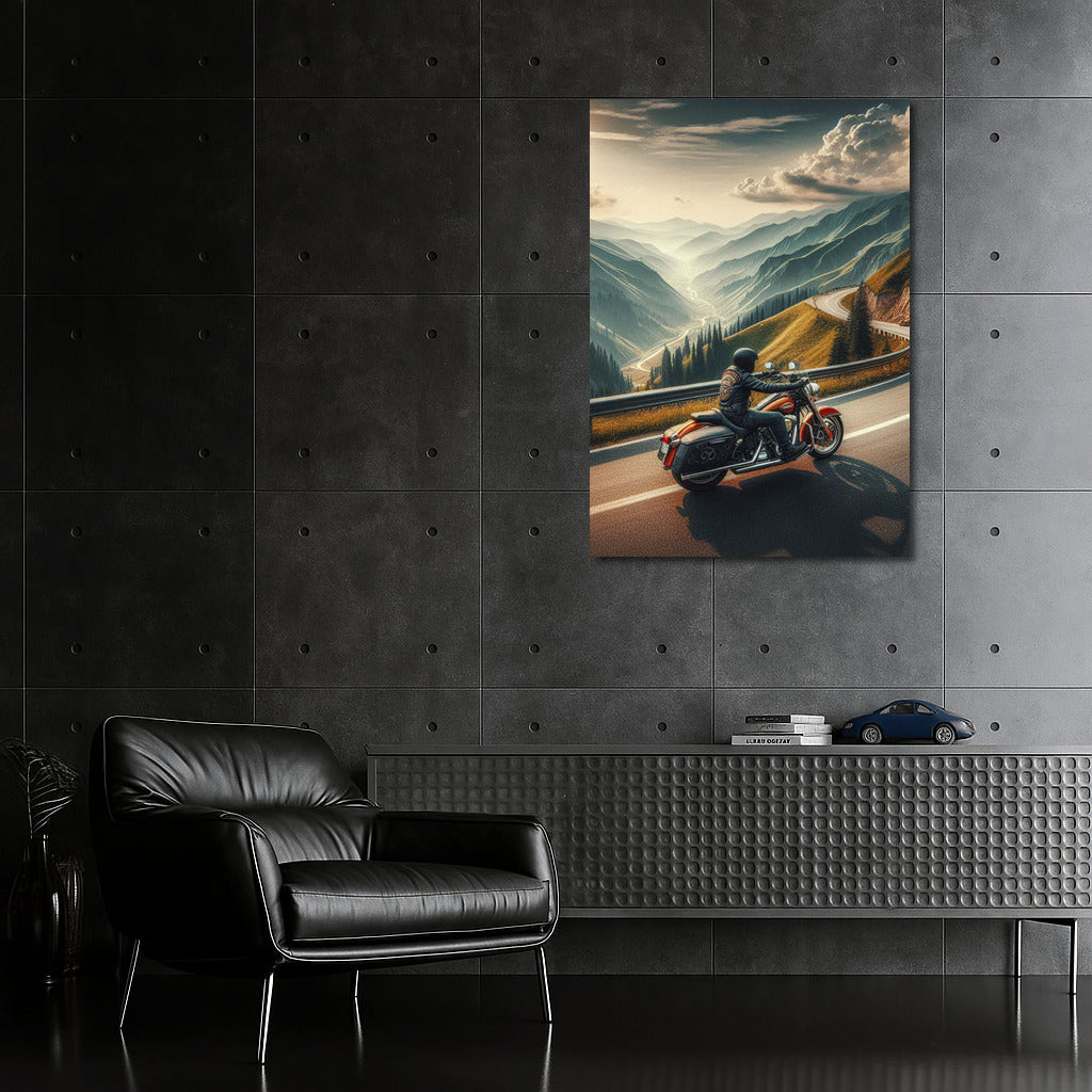 Harley Davidson: The Wind of Freedom on Mountain Roads