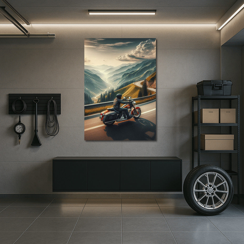 Harley Davidson: The Wind of Freedom on Mountain Roads