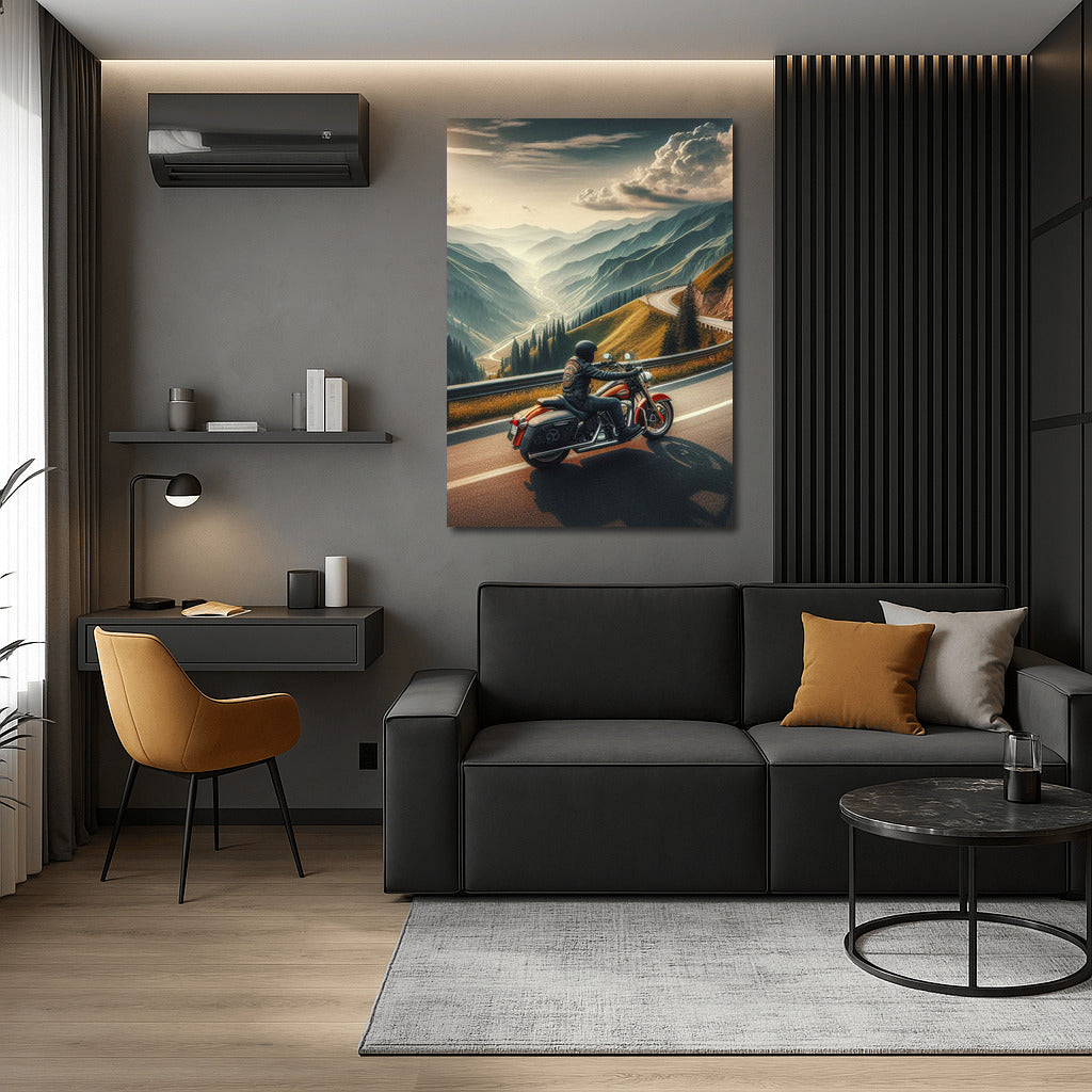 Harley Davidson: The Wind of Freedom on Mountain Roads