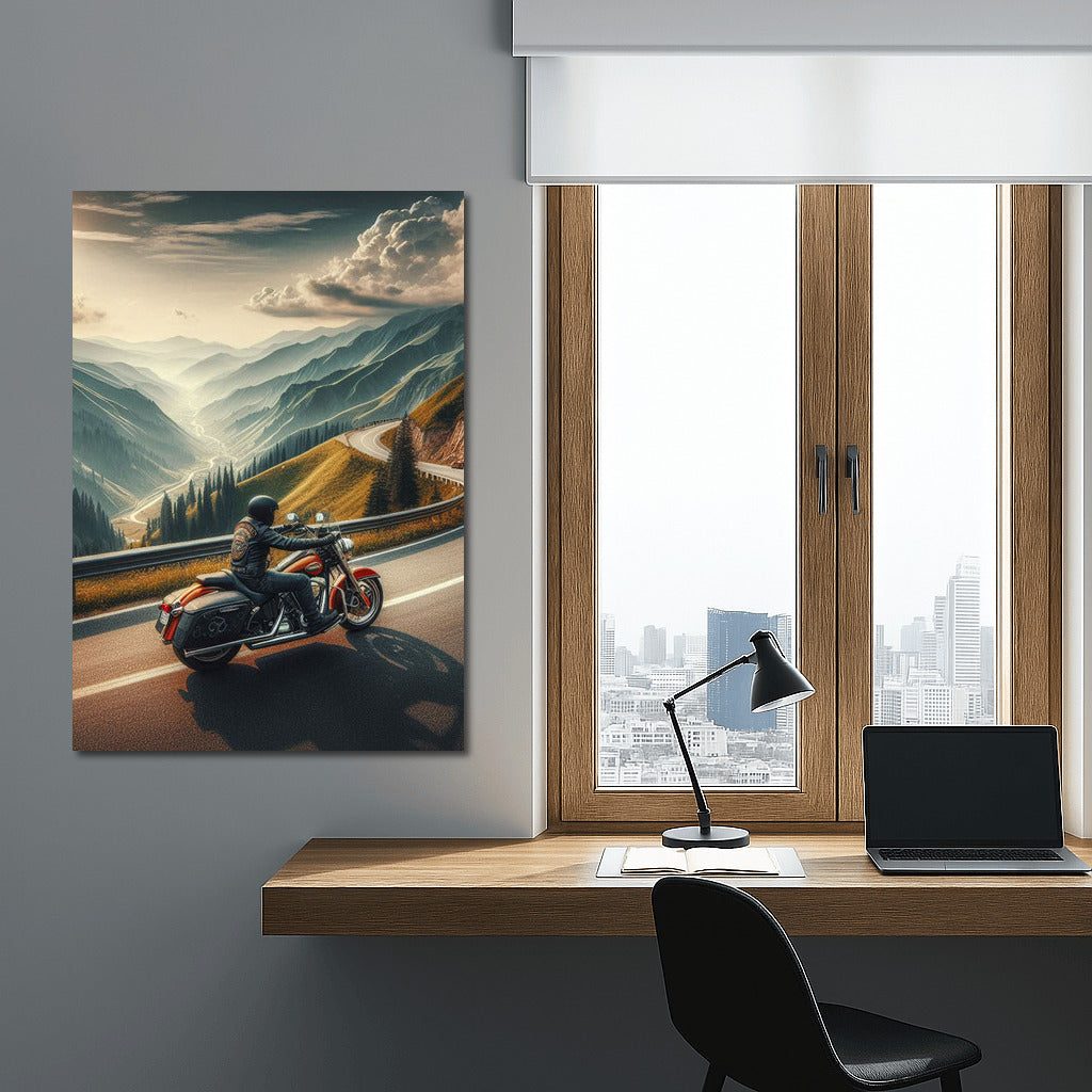 Harley Davidson: The Wind of Freedom on Mountain Roads