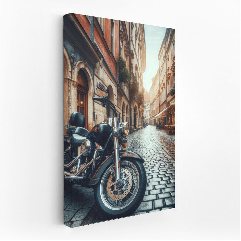 Harley Davidson on the Streets of Old Europe: A Journey Through Time