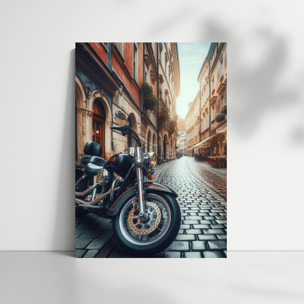 Harley Davidson on the Streets of Old Europe: A Journey Through Time