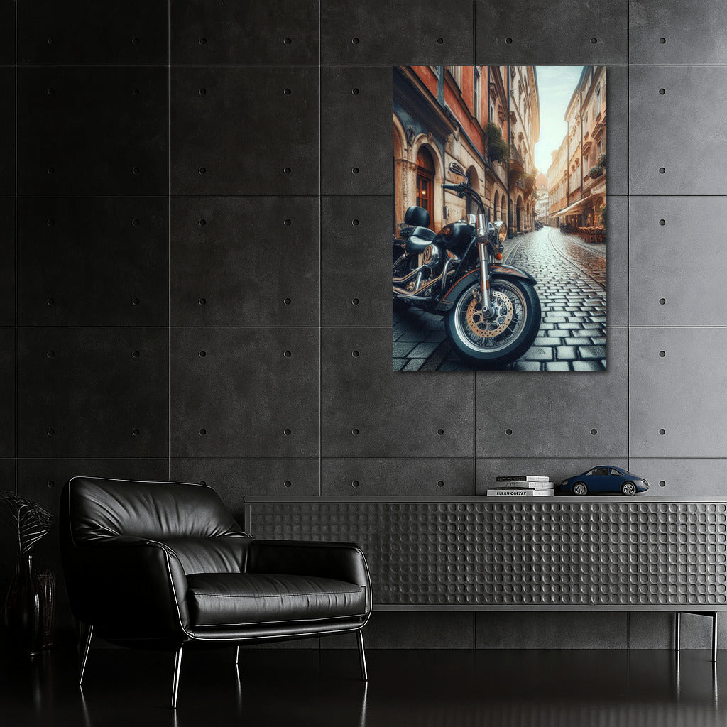 Harley Davidson on the Streets of Old Europe: A Journey Through Time