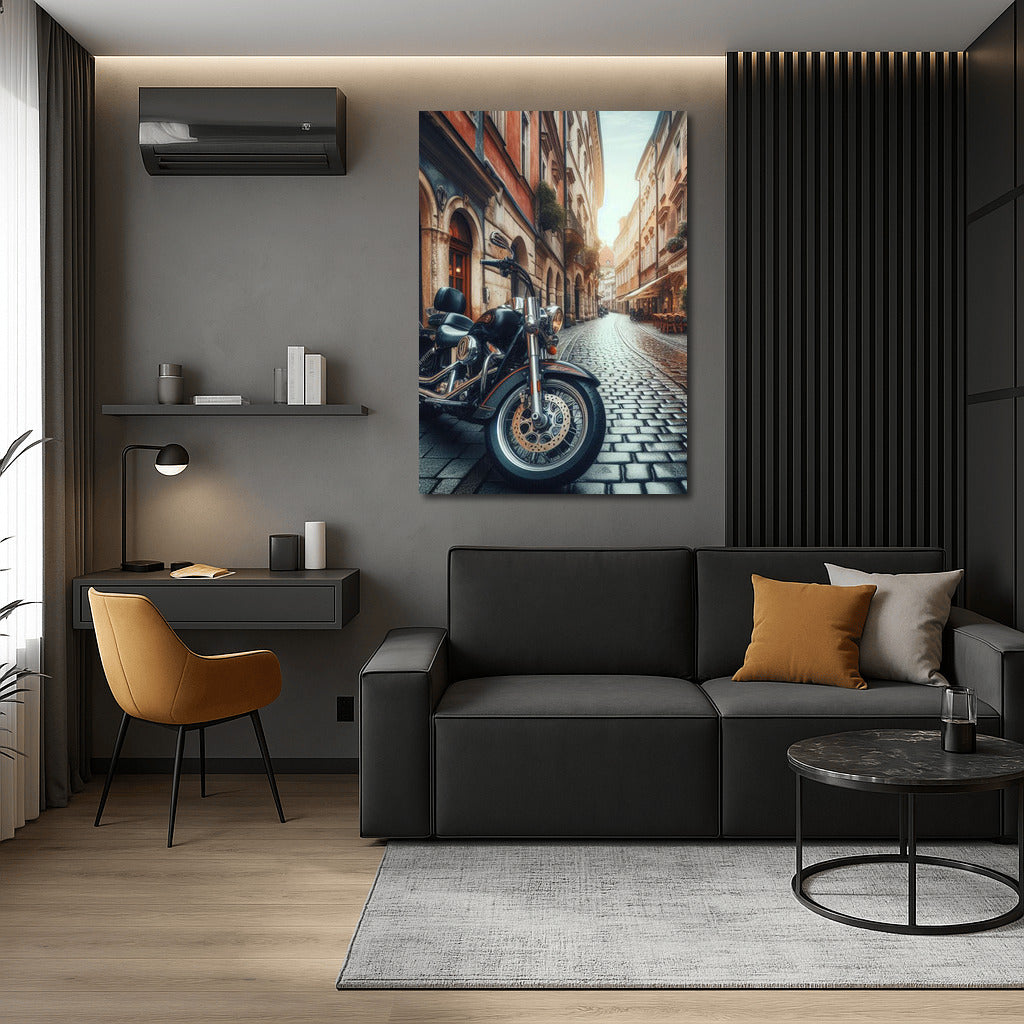 Harley Davidson on the Streets of Old Europe: A Journey Through Time