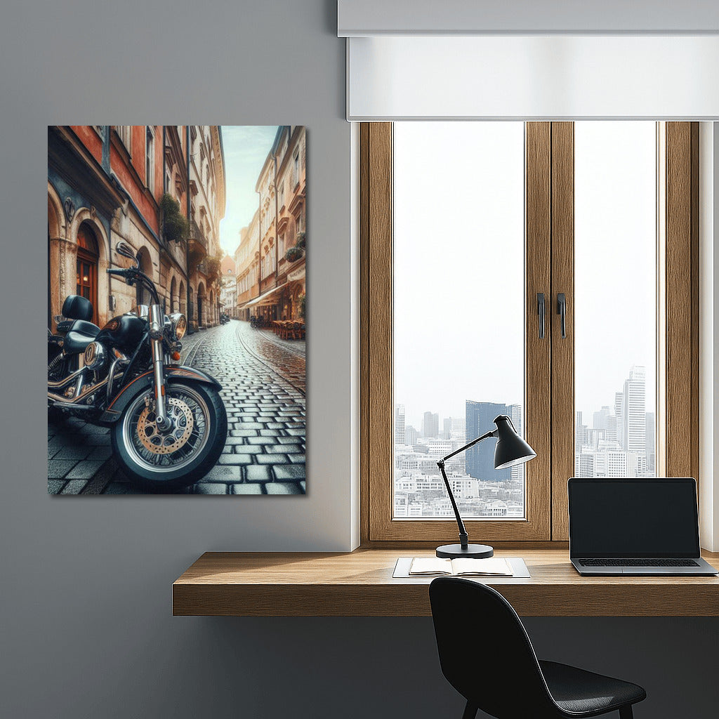 Harley Davidson on the Streets of Old Europe: A Journey Through Time