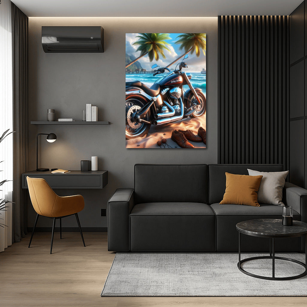 Harley Davidson: Freedom on a Tropical Beach