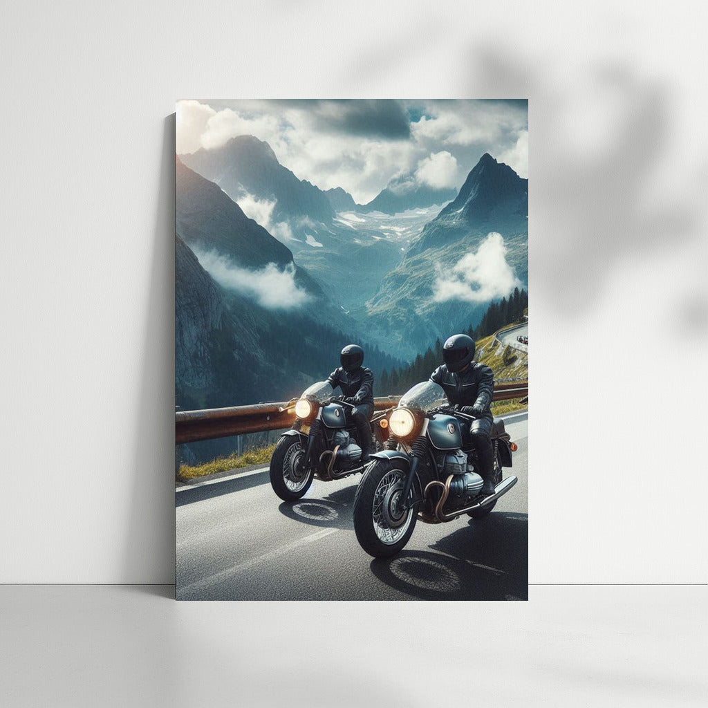 Freedom on Wheels: Moto Guzzi in the Mountains