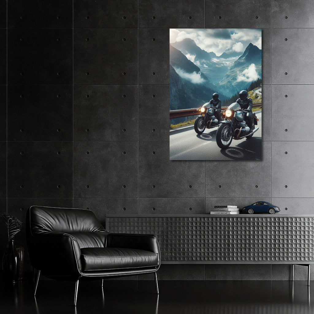 Freedom on Wheels: Moto Guzzi in the Mountains