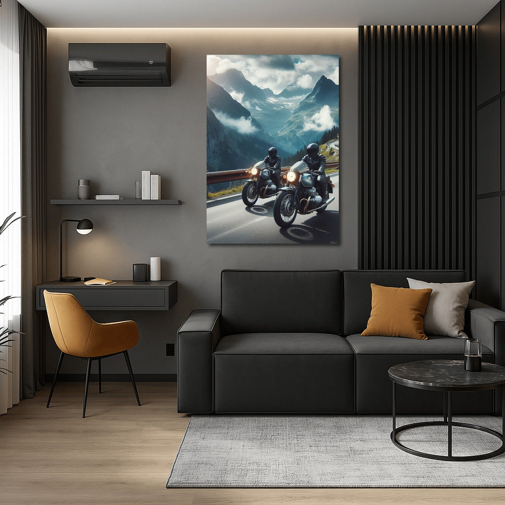 Freedom on Wheels: Moto Guzzi in the Mountains