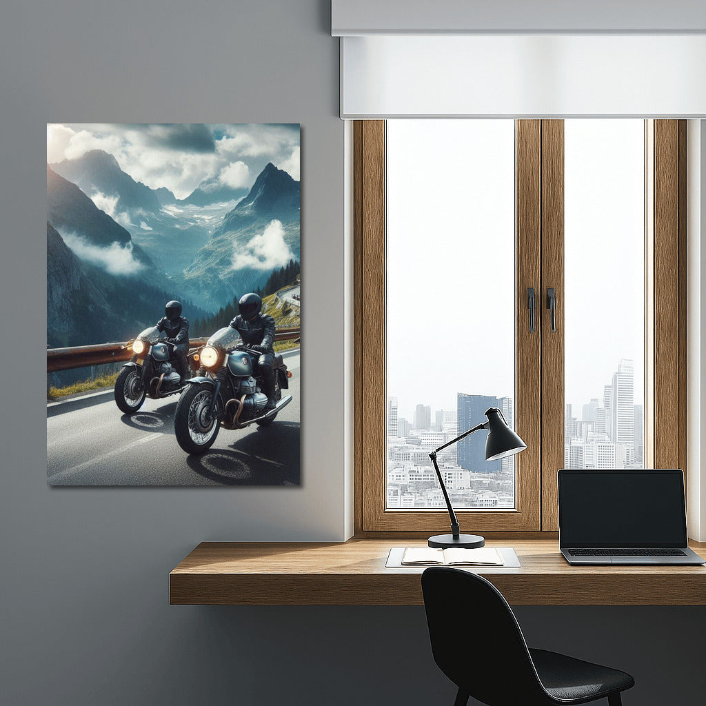 Freedom on Wheels: Moto Guzzi in the Mountains