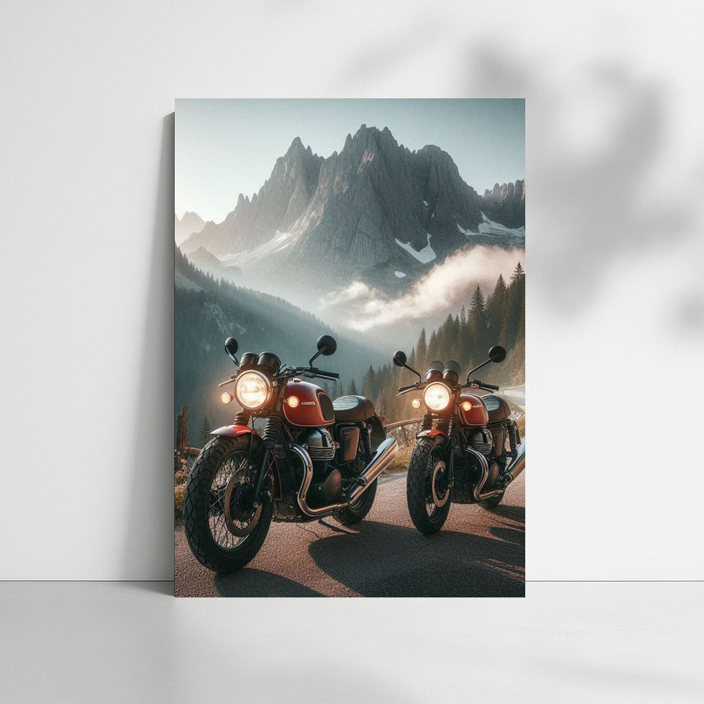 Moto Guzzi Dynamics on the Mountain Road