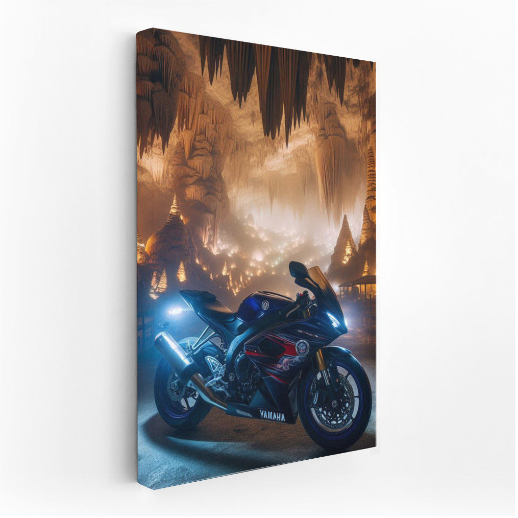 Yamaha in the Underground Labyrinth: Adventure among Stalactites and Stalagmites