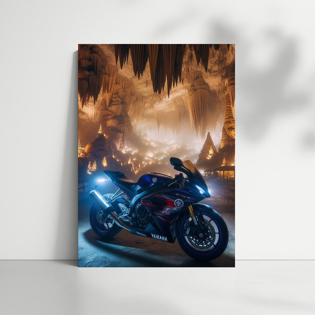 Yamaha in the Underground Labyrinth: Adventure among Stalactites and Stalagmites