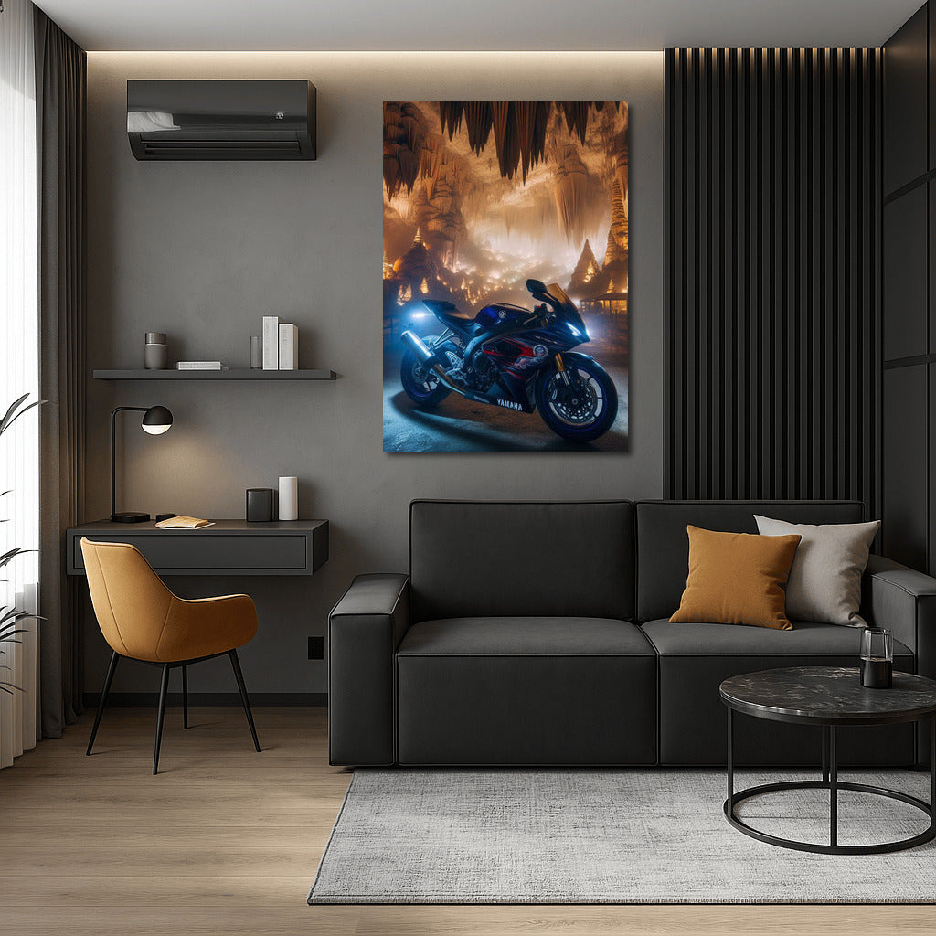 Yamaha in the Underground Labyrinth: Adventure among Stalactites and Stalagmites